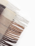 Плед «Эльф» 140×200 см, новозеландская шерсть, белый/бежевый/коричневый - фото 63232016