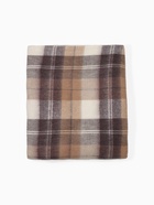 Плед «Эльф» 140×200 см, новозеландская шерсть, белый/бежевый/коричневый - фото 63232018