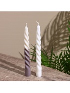 Свеча витая  2,2х2,2х18 см, соевый воск МИКС - Фото 5