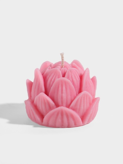Свеча фигурная формовая «Лотос», 5×5×6 см, соевый воск