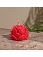 Свеча фигурная формовая «Лотос», 5×5×6 см, соевый воск - фото 61954800