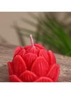 Свеча фигурная формовая «Лотос», 5×5×6 см, соевый воск - фото 61954801