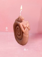 Свеча фигурная формовая «Русалка», 6.5×4×8 см, соевый воск, МИКС - фото 809349764