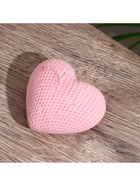 Свеча фигурная формовая «Сердце в сеточку», 4×6×3 см, соевый воск, МИКС - Фото 5