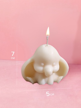 Свеча фигурная формовая «Дамбо», 6×5×7 см, соевый воск