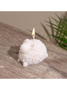 Свеча фигурная формовая «Барашек», 4×4.5×6 см, соевый воск - фото 61954837