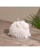 Свеча фигурная формовая «Барашек», 4×4.5×6 см, соевый воск - фото 61954838