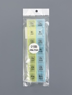 Таблетница-органайзер 14секц 21,5*6,5*2см Неделька утро/вечер рус буквы жёлт/гол пакет  OT - фото 63632382