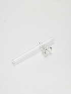 Трубка курительная из стекла, 10×2.8×1.7 см  (артикул 10902719)  большой выбор товаров оптом и в розницу по низким ценам с доставкой