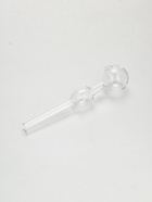 Трубка курительная из стекла, 13×3 см - Фото 2