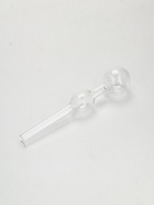 Трубка курительная из стекла, 13×3 см - Фото 3