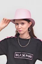 Карнавальная шляпа «Цилиндр», розовая с блёстками, р-р. 56-58 - фото 119823099