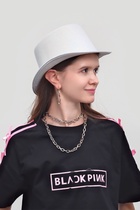 Карнавальная шляпа «Цилиндр», серебрянная с блёстками, р-р. 56-58 - фото 119823114