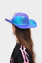 Карнавальная шляпа «Диско», фиолетовый перламутр, р-р. 56-58 - фото 119823126