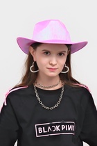 Карнавальная шляпа «Диско», розово-зелёный перламутр, р-р. 56-58 - фото 119823131