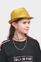 Карнавальная шляпа «Диско», золотая, р-р. 56-58 - фото 119823153