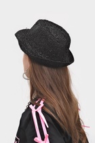 Карнавальная шляпа «Диско», чёрная, р-р. 56-58 - фото 119823160