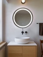 УЦЕНКА Зеркало с подсветкой 50×50 см, сенсорная кнопка - Фото 2