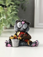 Фигура "Кот на рыбалке" 10 см - фото 61954878