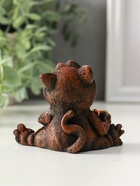 Фигура "Кот на рыбалке" 10 см - фото 61954880