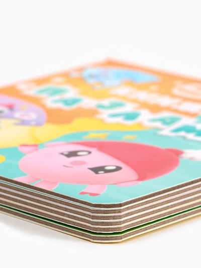 Книга картонная с пазлами «Музыкальная группа. Малышарики», 12 стр.