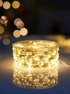 УЦЕНКА Гирлянда «Нить» 200 м роса, IP44, серебристая нить, 2000 LED, пульт, 36 В, свечение тёплое белое - Фото 4