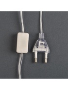 УЦЕНКА Гирлянда «Нить» 4.5 м с насадками «Прищепки-ёлочки», IP20, прозрачная нить, 20 LED, свечение тёплое белое, 220 В 10963179