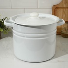 УЦЕНКА Кастрюля цилиндрическая, 9 л, без крышки, светлая МИКС - Фото 1