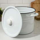 УЦЕНКА Кастрюля цилиндрическая, 9 л, без крышки, светлая МИКС - Фото 2