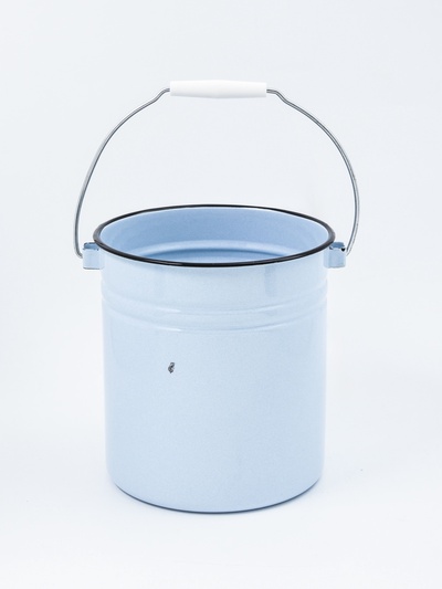 УЦЕНКА Ведро, 12 л, цельнотянутое, без крышки, светлое