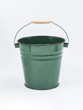 УЦЕНКА Ведро,12 л, без крышки, зелёное, с зерном 10963197