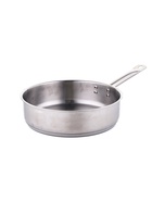 УЦЕНКА Сковорода 28см Общепит глубокая, высота 7,5см корпус 0,6мм индукц. дно ТРС 3,5мм - Фото 5