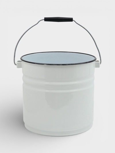 УЦЕНКА Ведро, 12 л, без крышки, белое