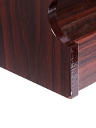 УЦЕНКА Органайзер 5 секций, 1 выдвижной ящик, серия Зебрано с кантом темным, 14*21см 10963208