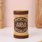 Туес «Мёд», 6×6×15 см, береста - Фото 4