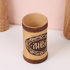 Туес «Мёд», 6×6×15 см, береста - Фото 6