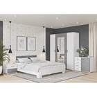 УЦЕНКА Комод Nova, 900×410×742, Белый/Бетон 10963217 - фото 3918217