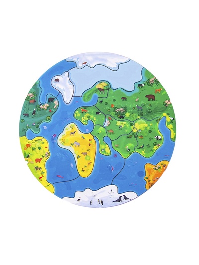 Пазл деревянный 18 эл. "Земля" 109101