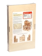 Домик для кукол деревянный, 3 этажа, неокрашенный - фото 119552566