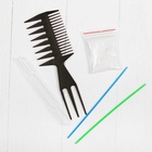 Набор для рисования эбру: краски 6 цв по 5 мл, 5 л бумаги, загуститель 14 г, инструменты - фото 119552571