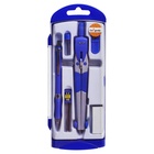 УЦЕНКА Набор чертежный Calligrata, 6 предметов (циркуль 180 мм, точилка, грифель, ластик, карандаш механический, узел 0.5 мм, грифели НВ, узел 0.5 мм), в п... - Фото 3