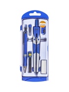 УЦЕНКА Набор чертежный Calligrata, 6 предметов (циркуль 180 мм, точилка, грифель, ластик, карандаш механический, узел 0.5 мм, грифели НВ, узел 0.5 мм), в п... - Фото 14