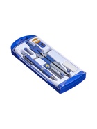 УЦЕНКА Набор чертежный Calligrata, 6 предметов (циркуль 180 мм, точилка, грифель, ластик, карандаш механический, узел 0.5 мм, грифели НВ, узел 0.5 мм), в п... - Фото 9