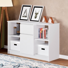 УЦЕНКА Тумба под ТВ Мадера, 1204×404×770, Белая 10963228