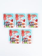 Подарочный набор новогодний, 5 шт. блок с раскраской, мини карандаши цветные - фото 119552576