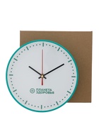 Часы настенные, d-19.5 см, "Планета здоровья", зеленые - фото 61954950