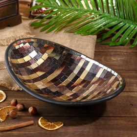 УЦЕНКА Тарелка декоративная "Мэриэл" керамика 30х20х7,5 см