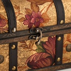 УЦЕНКА Шкатулка сундук дерево «Цветочный узор» 20×15×15.5 см - Фото 2