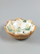 УЦЕНКА Салатник "Листья" дерево манго 20х20х8 см - Фото 4