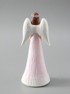 УЦЕНКА Сувенир полистоун "Девушка-ангел в нежно-розовом платье с венком-сердце" 8,5х6х21,5 см 1058 10963245
